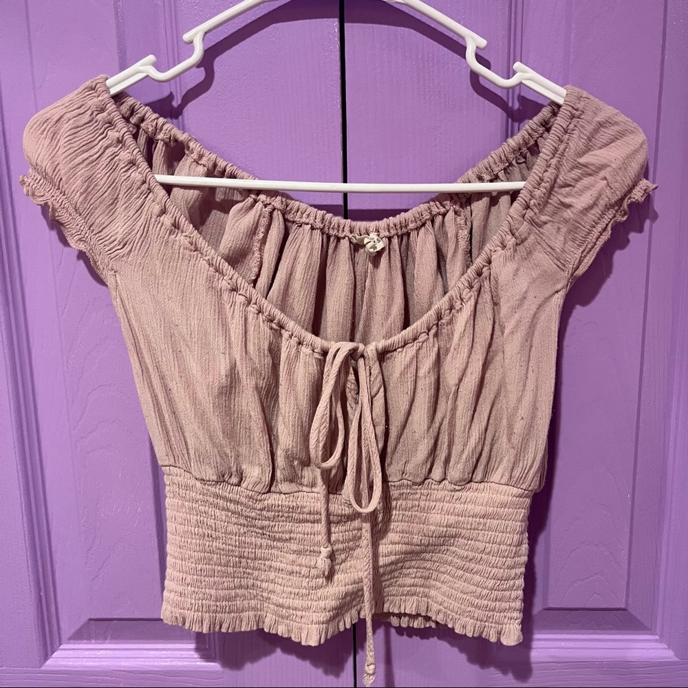 Smocked Peasant Top